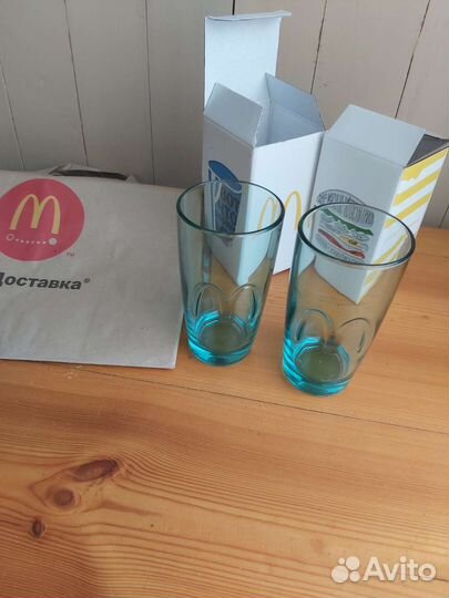 Macdonalds стакан и пакет