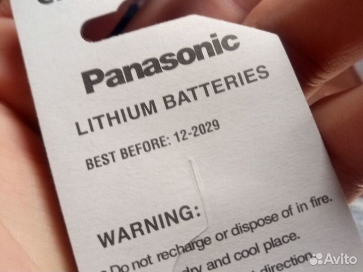 Panasonic CR2412 3V в ключ Lexus и т.д