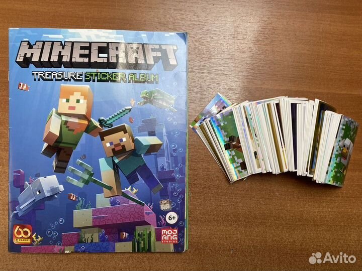 Panini Minecraft наклейки