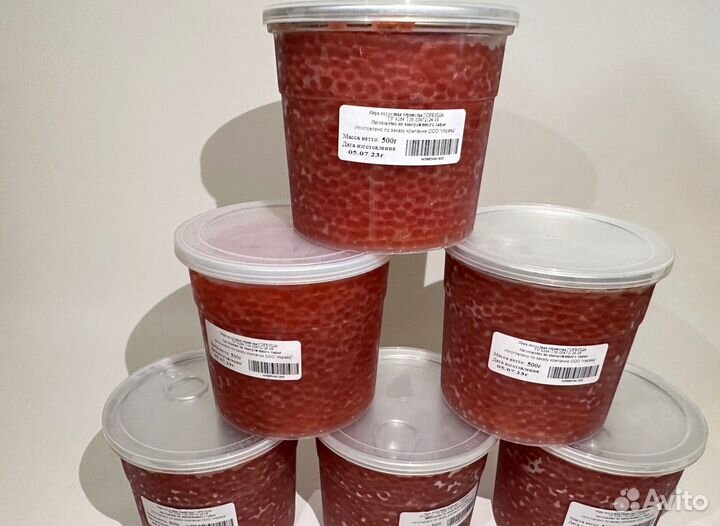 Красная икра горбуши 2023г в наличии