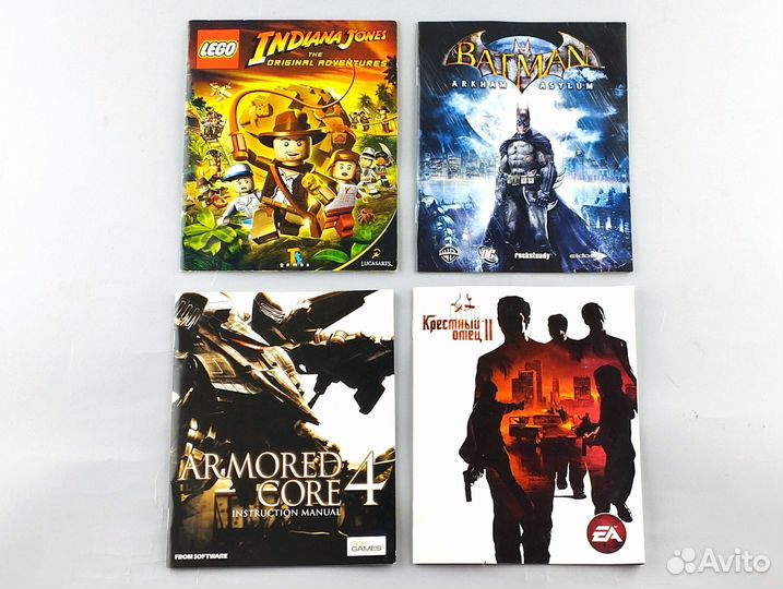 Мануалы обложки для игр