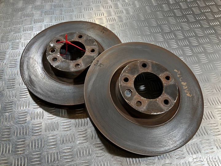 Диски тормозные (комплект) перед. Porsche Cayenne