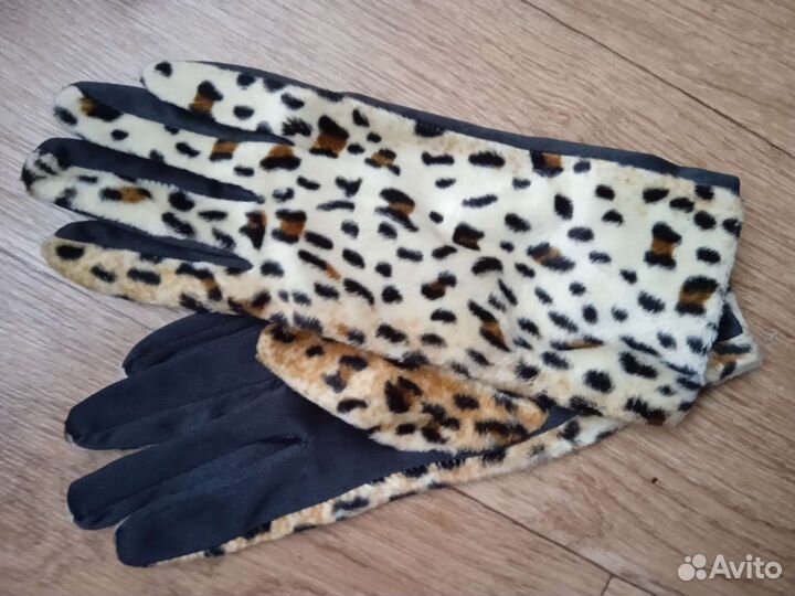 Перчатки кожаные