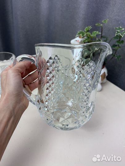 Набор кувшин и стаканы новые