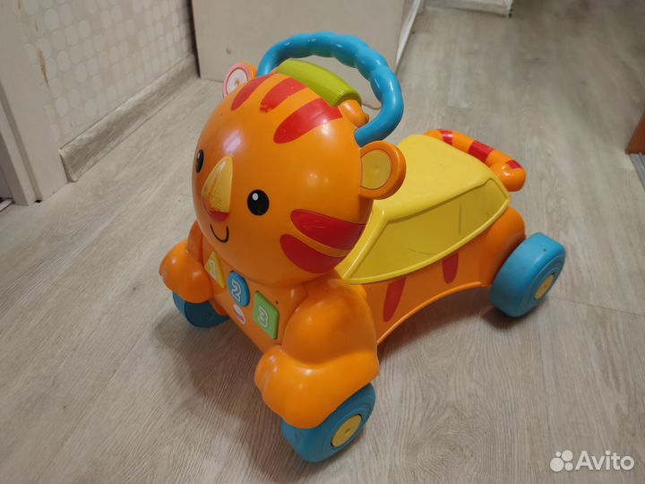 Каталка-толокар ходунки Fisher-Price тигрёнок