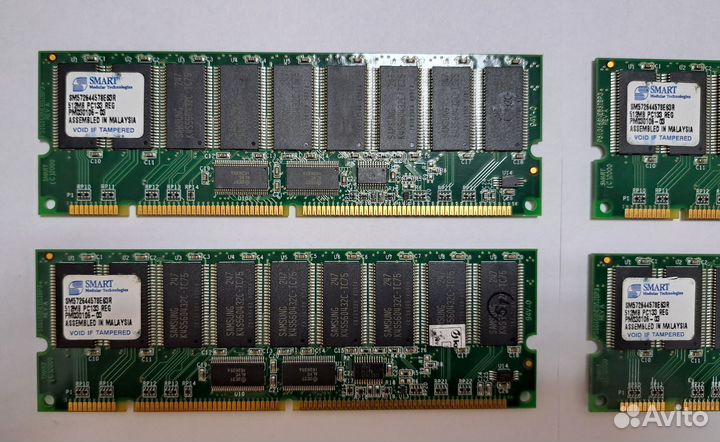 Оперативная память Smart 4x512Mb Pc133 reg