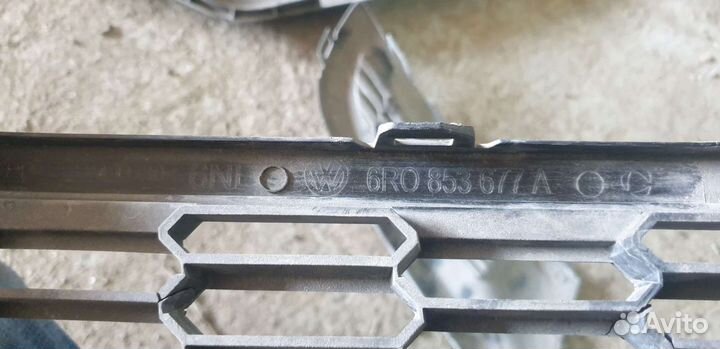 Решетка бампера volkswagen polo