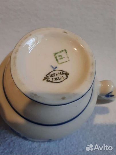 Посуда гжель чашка чайная Шекма-гжель фарфор