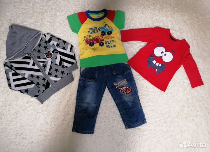 Вещи пакетом на мальчика 80-86