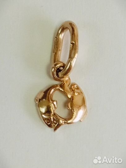 Подвес Золото 585 Красный 0,43г