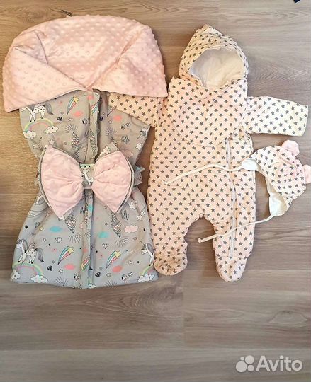 Комплект на выписку для девочки весна