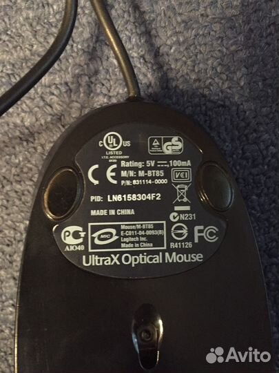 Мышь Logitech (оптическая)