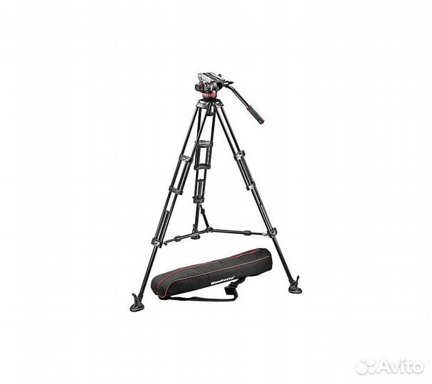 Видеоштатив Manfrotto 546BK-1/MVH502A алюминиевый