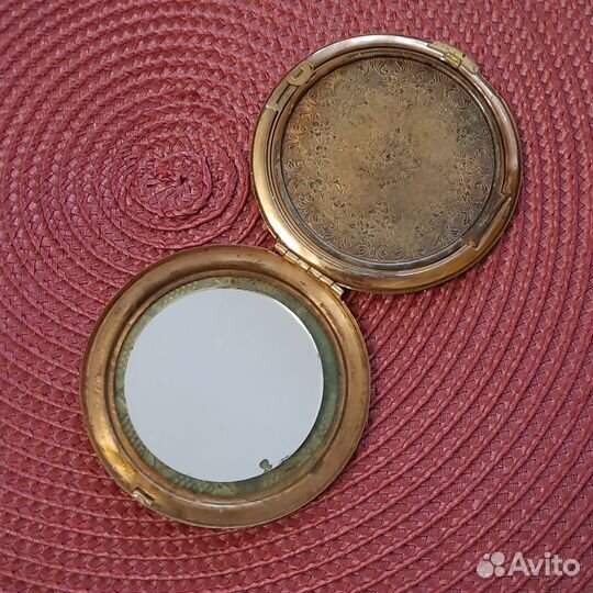 Пудренница латунь Индия СССР