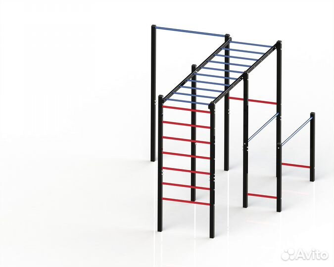 Спортивный комплекс уличный турник качели брусья