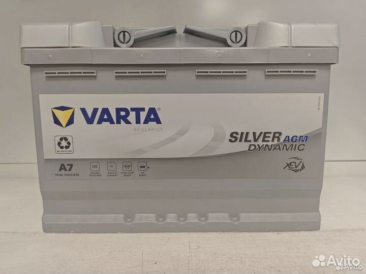 Аккумулятор Varta AGM 70ah доставка