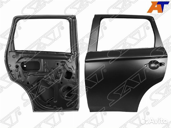 Дверь задняя mitsubishi outlander