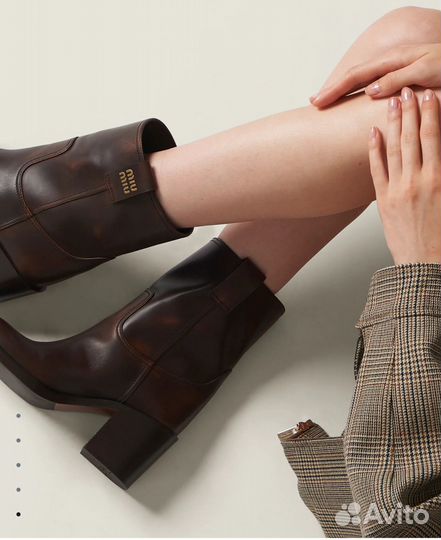 Ботильоны miu miu