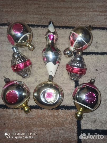 Елочные игрушки СССР одним лотом