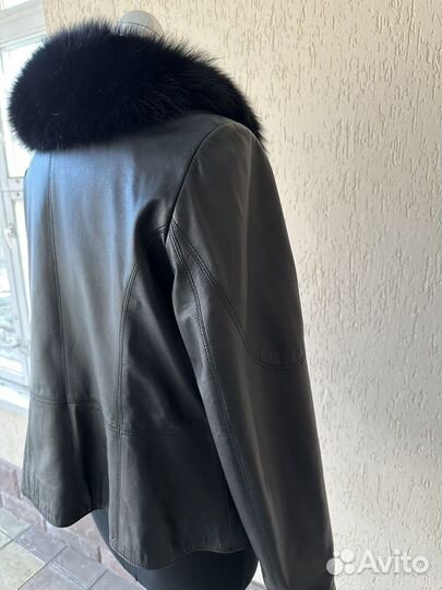 Куртка кожаная женская