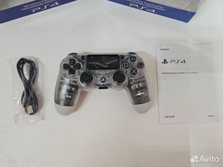 Джойстик для PlayStation 4 (DualShock)(Прозрачный)