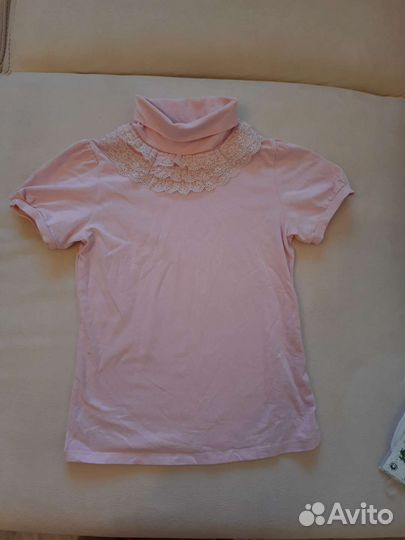 Школьные блузки, юбки, свитер.146