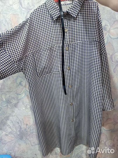 Платье рубашка 50