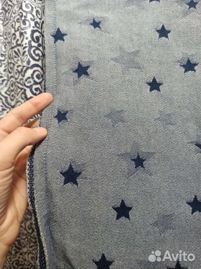 Слинг шарф Velina Звезды Джинс