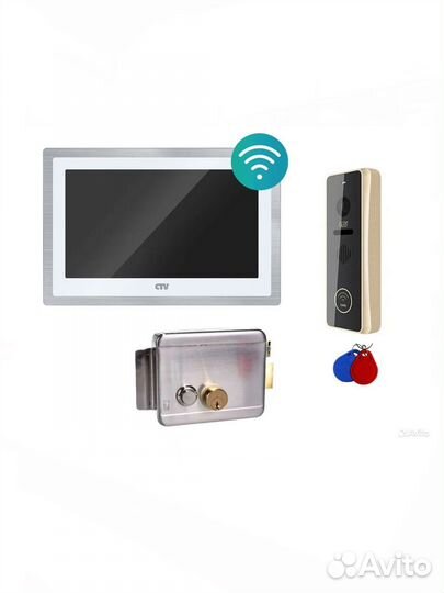 Комплект видеодомофона для частного дома