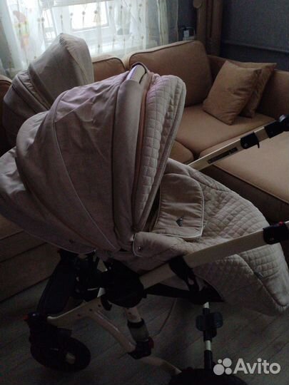 Коляска adamex 2 в 1 бу