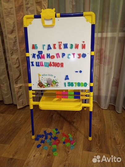 Мольберт детский двухсторонний новый