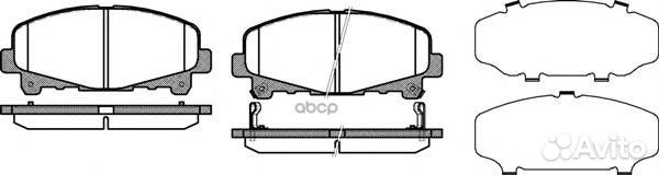 1390 02 45022TL0G51 колодки дисковые п. Honda