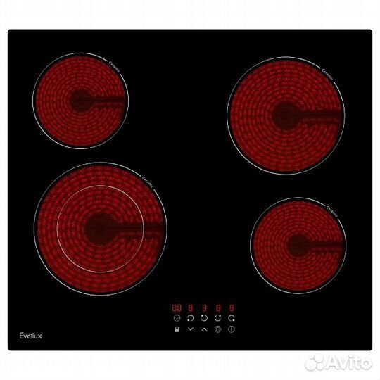Электрическая варочная панель Evelux HEV 641 B