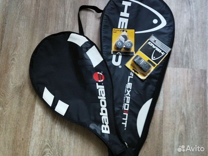2 ракетки для большого тенниса+2 чехла