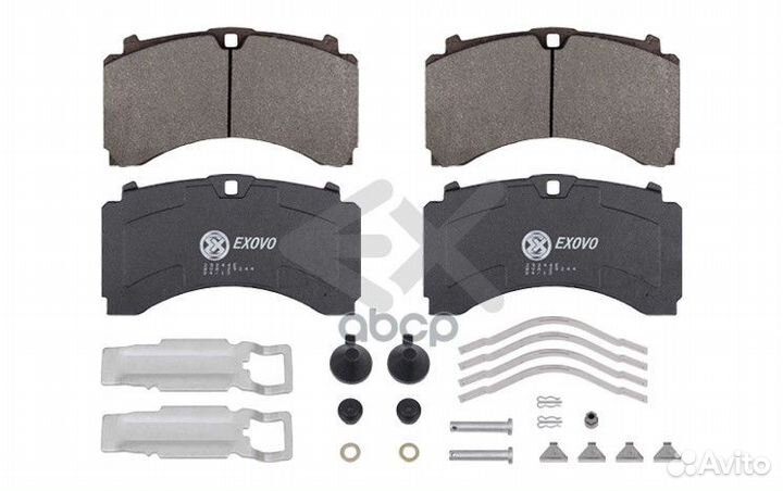 Колодки торм, диск, 29244, MB Actros MP3 SL7