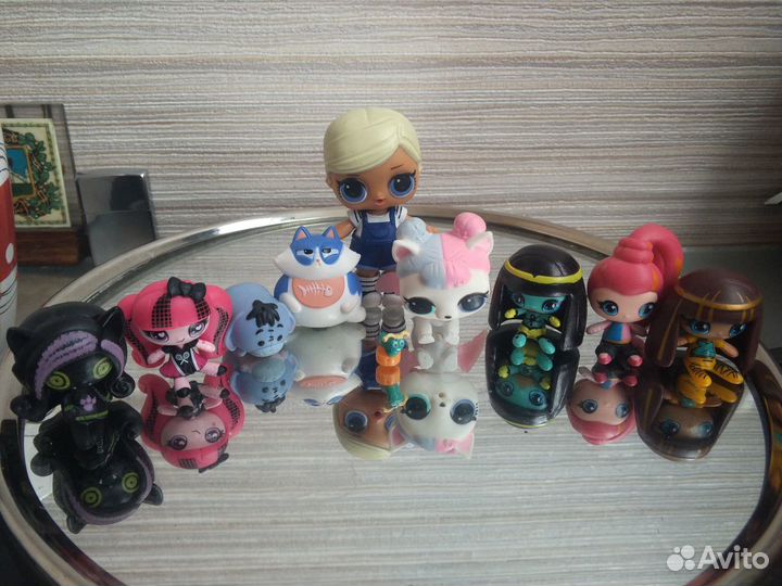 Коллекции Monster High minis и другие 10 шт