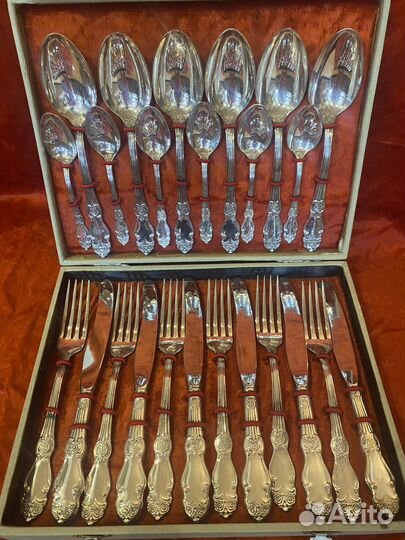 Мельхиоровые столовые наборы