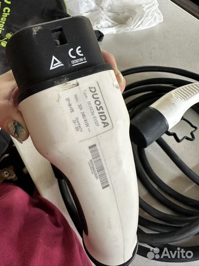 Зарядный кабель type 2 duosida