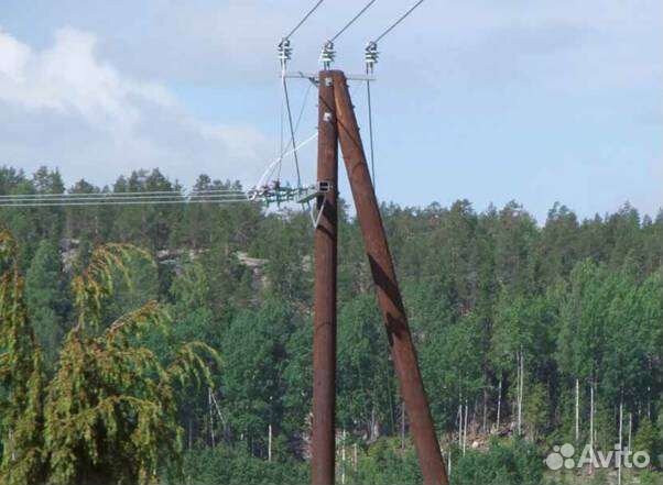 Столбы деревянные