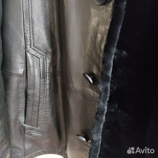 Куртка мужская натуральная кожа зимняя