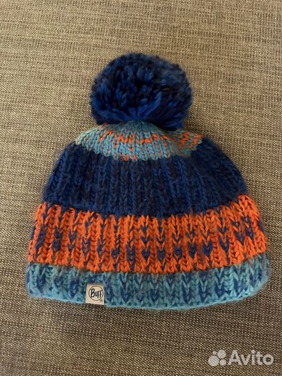 Шапка вязаная на флисе Buff