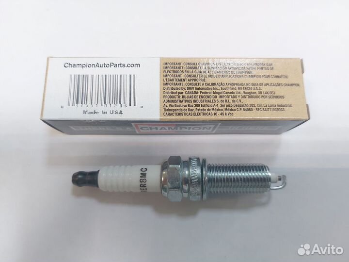 Свечи зажигания никелевые Champion 445 RER8MC