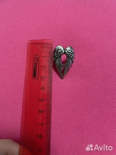 Комплект кольцо серьги подвеска крылья