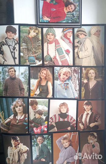 Набор открыток по вязанию, СССР