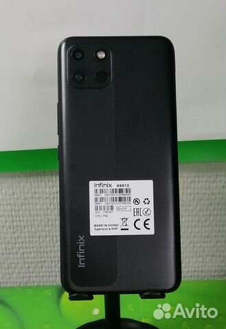 Смартфон Infinix smart 6 HD (чёрный)