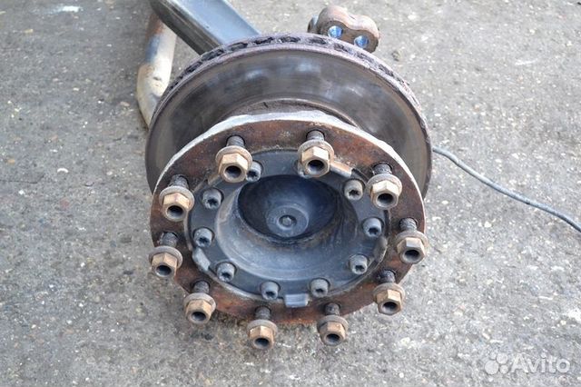 Ступица, дисковые тормоза, передний мост, левая sc