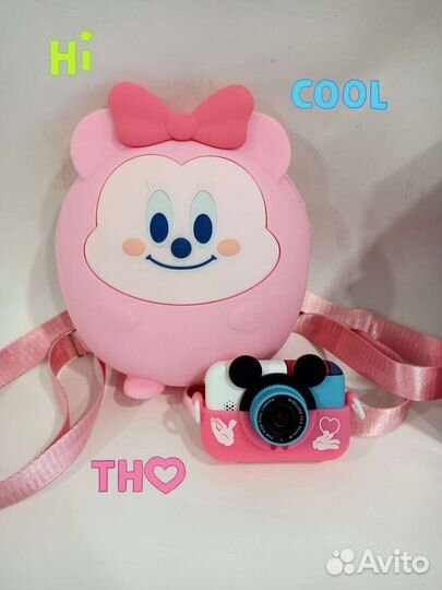 Детский фотоаппарат Микки Маус. 40 мп с MP3 музыка