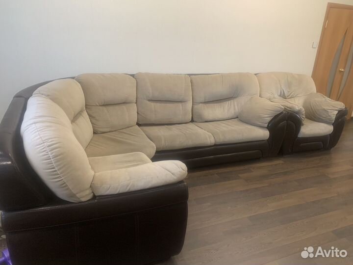 Угловой диван бу