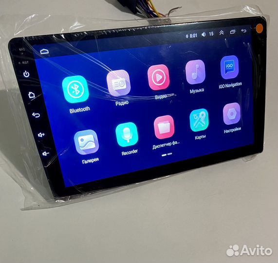 Магнитола 2 din android 4/64GB qled 9 дюймов.Новая