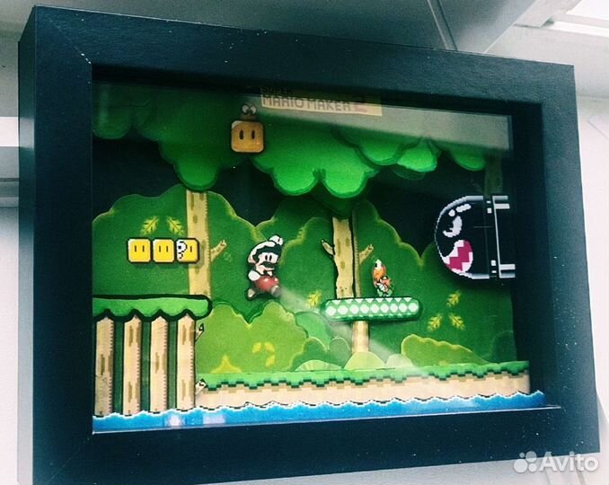 Диорама Марио, Shadowbox Mario
